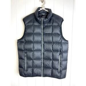 Eddie Bower Men's Black EB700 Fill Goose Down Puffer Vest Size Large